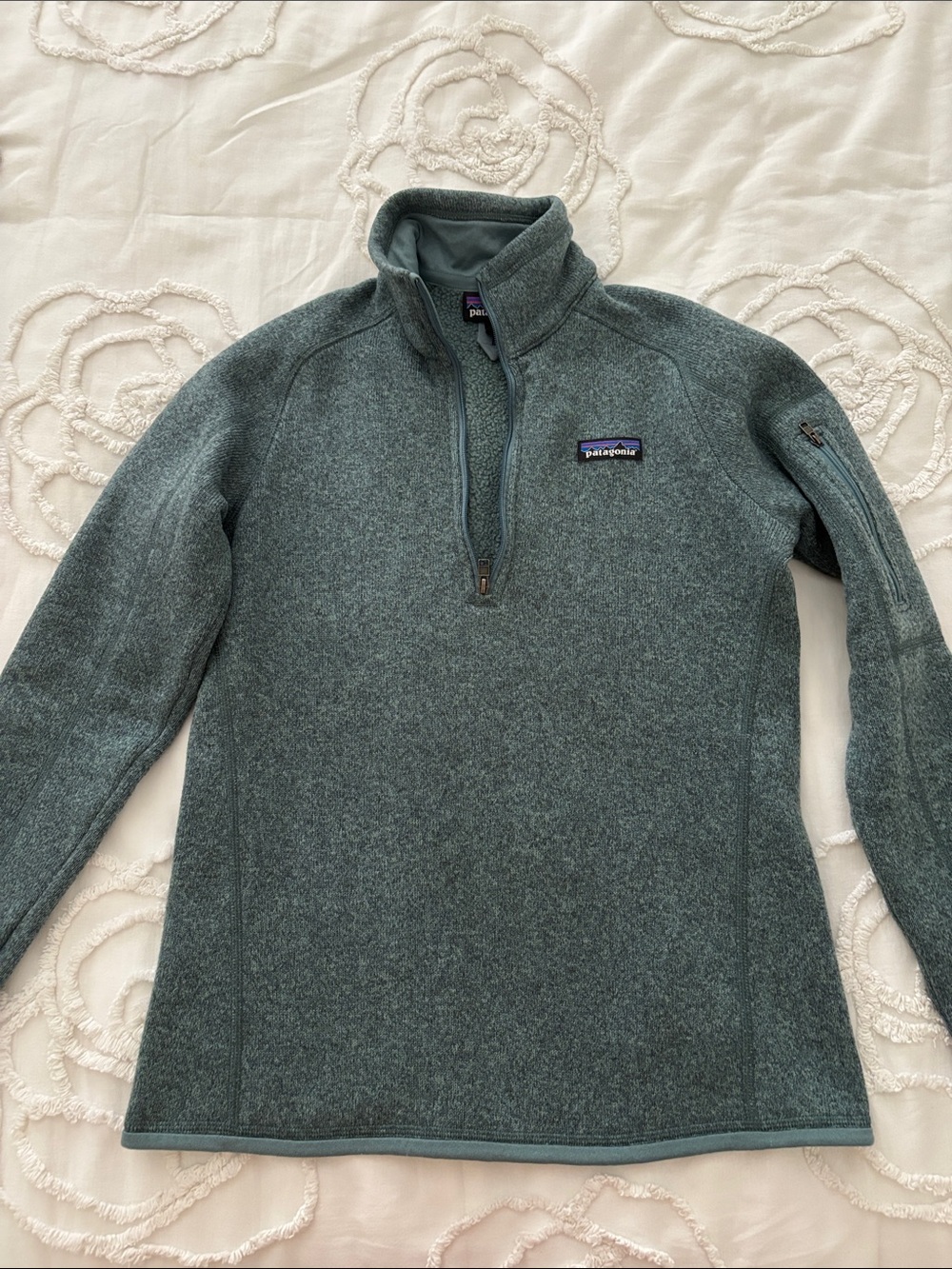 Patagonia Half-Zip Better Sweater - Teal Green
